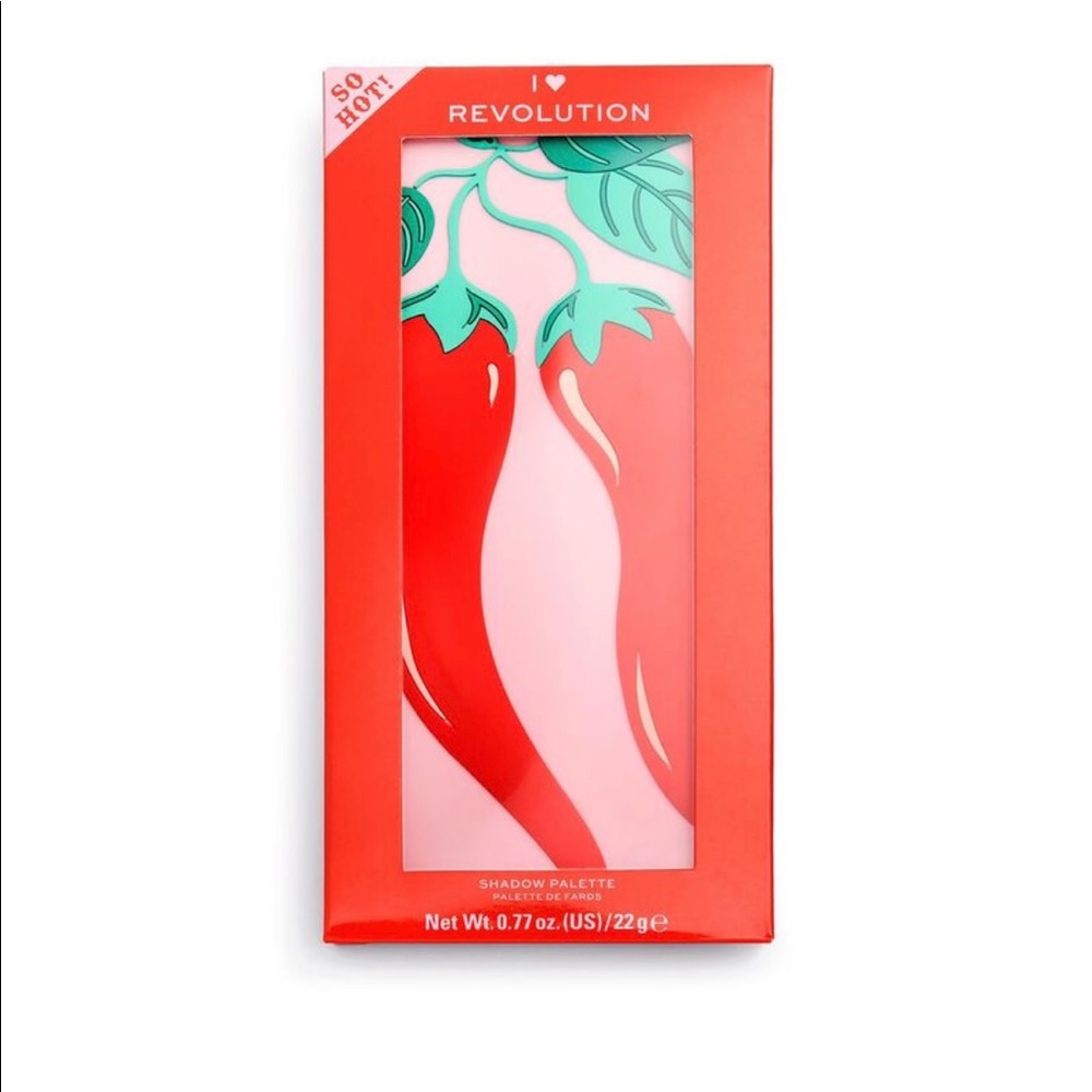 Makeup Revolution tasty chili eyeshadow palette
